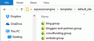 Template File Extensions in ExpressionEngine