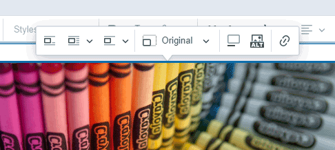 Image menu