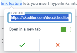 New tab toggle