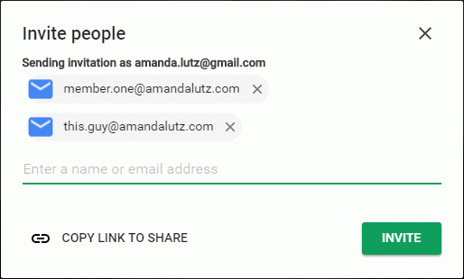 Google Hangouts Button