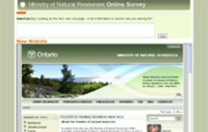 Ministry of Natural Resources Online Survey