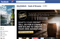 Glenfiddich Cask of Dreams Facebook App