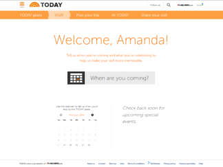 Today Show - RSVP Calendar